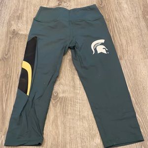 Michigan State leggings